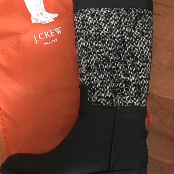 J.Crew Wool & Rubber Riding Boot 7 - Picture 4 of 7